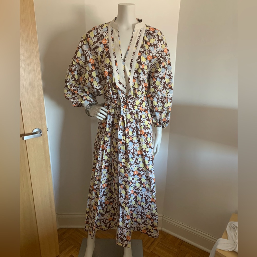 Brand new with tags long sleeved v neck dress by Tory Burch